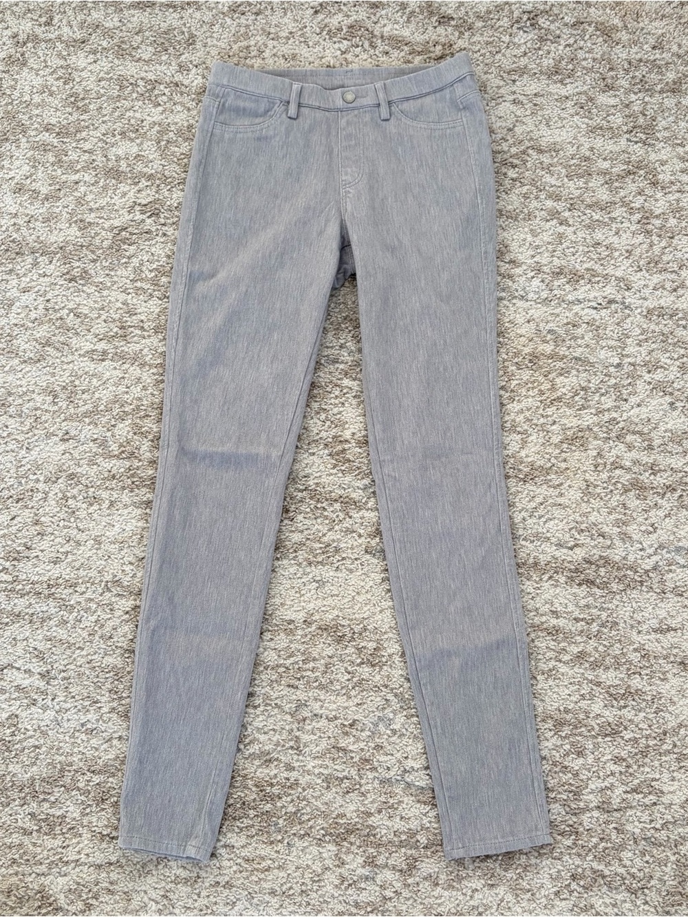 Uniqlo Women's Gray Legging Pants Size S Waist 26-27 inches